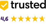 trusted Bewertungen Siegel: 4,6 Sterne