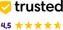 trusted Bewertungen Siegel: 4,5 Sterne