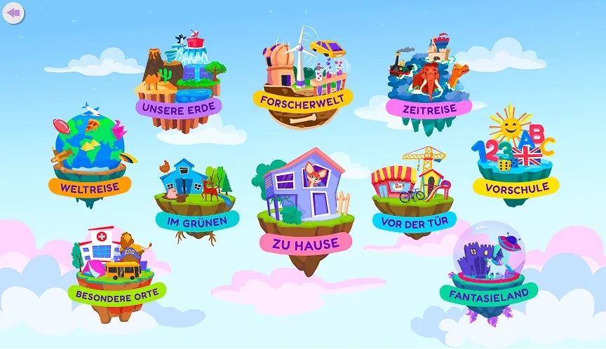 Bildschirmansicht der sofatutor KIDS App auf einem Laptop